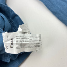 Load image into Gallery viewer, Boys Max, blue cotton long sleeve t-shirt, EUC, size 11-12,  