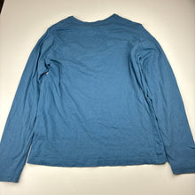 Load image into Gallery viewer, Boys Max, blue cotton long sleeve t-shirt, EUC, size 11-12,  