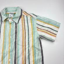 Load image into Gallery viewer, Boys Anko, cotton/linen short sleeve shirt, EUC, size 3,  