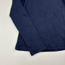 Load image into Gallery viewer, Girls Target, plain navy cotton blend long sleeve t-shirt, GUC, size 8,  