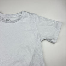 Load image into Gallery viewer, Unisex KID, plain white cotton t-shirt, GUC, size 4,  