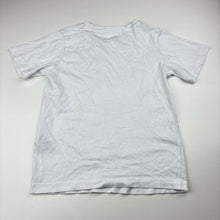 Load image into Gallery viewer, Unisex KID, plain white cotton t-shirt, GUC, size 4,  