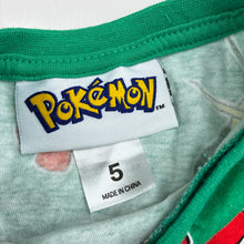 Load image into Gallery viewer, Unisex Pokémon, Pikachu and Meowth Christmas cotton t-shirt, EUC, size 5,  