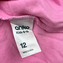 Load image into Gallery viewer, Girls Anko, pink cotton t-shirt, EUC, size 12,  