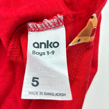 Load image into Gallery viewer, Boys Anko, Christmas reindeer cotton t-shirt, GUC, size 5,  