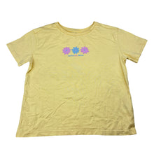 Load image into Gallery viewer, Girls Anko, yellow floral cotton floral t-shirt, EUC, size 6,  