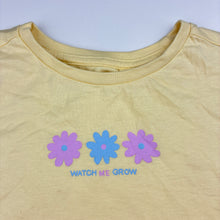 Load image into Gallery viewer, Girls Anko, yellow floral cotton floral t-shirt, EUC, size 6,  