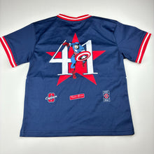 Load image into Gallery viewer, Boys Marvel, Captain America lightweight activewear top, embroidered, EUC, size 6,  