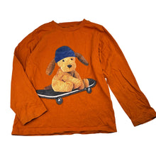 Load image into Gallery viewer, Boys Next, dog skateboard cotton long sleeve t-shirt, EUC, size 5-6,  