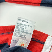 Load image into Gallery viewer, Unisex Anko, striped cotton long sleeve polo top, EUC, size 6,  