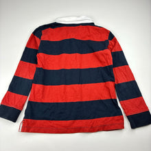 Load image into Gallery viewer, Unisex Anko, striped cotton long sleeve polo top, EUC, size 6,  