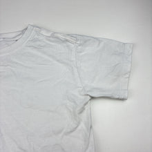Load image into Gallery viewer, Unisex Anko, plain white cotton t-shirt, GUC, size 6,  