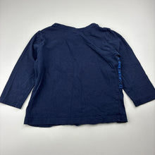 Load image into Gallery viewer, Boys Target, navy racing car cotton long sleeve t-shirt, wash fade, FUC, size 3,  