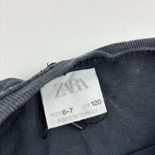 Load image into Gallery viewer, Girls Zara, cotton blend cap sleeve t-shirt, GUC, size 6-7,  