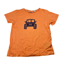 Load image into Gallery viewer, Unisex Lily &amp; Dan, orange off-road vehicle cotton t-shirt, EUC, size 7,  