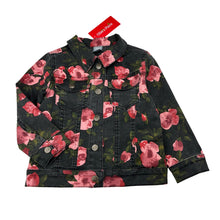 Load image into Gallery viewer, Girls Ollie's Place, floral stretch denim jacket, NEW, size 3,  