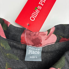 Load image into Gallery viewer, Girls Ollie's Place, floral stretch denim jacket, NEW, size 3,  