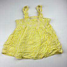 Load image into Gallery viewer, Girls Mini Mango, check cotton top, GUC, size 7,  