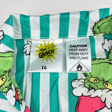 Load image into Gallery viewer, Girls Dr. Seuss, The Grinch Christmas cotton pyjama top, EUC, size 14,  