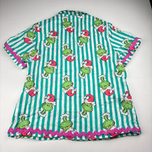 Load image into Gallery viewer, Girls Dr. Seuss, The Grinch Christmas cotton pyjama top, EUC, size 14,  