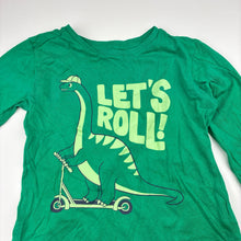 Load image into Gallery viewer, Unisex Anko, dinosaur scooter cotton long sleeve t-shirt, GUC, size 6,  