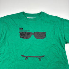 Load image into Gallery viewer, Unisex Zara, green skateboard sunglasses cotton t-shirt, EUC, size 6-7,  