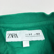 Load image into Gallery viewer, Unisex Zara, green skateboard sunglasses cotton t-shirt, EUC, size 6-7,  