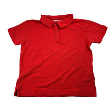 Load image into Gallery viewer, Unisex Zara, red cotton polo top, GUC, size 5-6,  