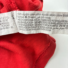 Load image into Gallery viewer, Unisex Zara, red cotton polo top, GUC, size 5-6,  