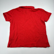 Load image into Gallery viewer, Unisex Zara, red cotton polo top, GUC, size 5-6,  