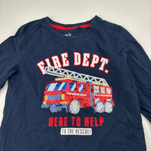 Load image into Gallery viewer, Unisex Anko, fire engine cotton sequin long sleeve t-shirt, EUC, size 5,  