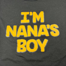 Load image into Gallery viewer, Boys black, black t-shirt, Nana, EUC, size 6,  