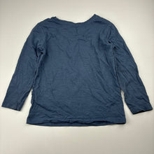 Load image into Gallery viewer, Unisex Anko, blue cotton long sleeve t-shirt, dog, GUC, size 4,  