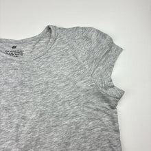 Load image into Gallery viewer, Unisex H&amp;M, grey cotton blend t-shirt, GUC, size 7-8,  