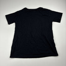 Load image into Gallery viewer, Unisex Anko, plain black cotton t-shirt, EUC, size 8,  