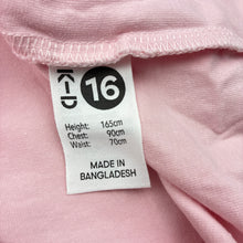 Load image into Gallery viewer, Girls KID, pink stretch cotton t-shirt, EUC, size 16,  