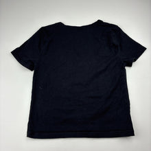 Load image into Gallery viewer, Girls Target, black butterfly organic cotton blend t-shirt, EUC, size 14,  