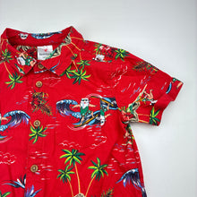 Load image into Gallery viewer, Unisex Best&amp;Less, Christmas Santa Claus cotton short sleeve shirt, EUC, size 5,  