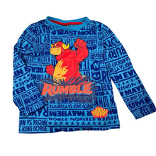 Load image into Gallery viewer, Boys Paramount Pictures, Rumble monster wrestling cotton long sleeve t-shirt, EUC, size 5,  