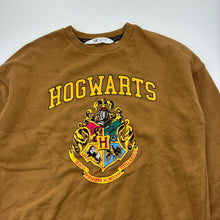 Load image into Gallery viewer, Unisex Harry Potter, Hogwarts cotton blend fleece lined sweater, EUC, size 9-10,  