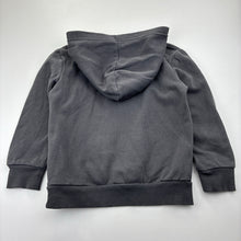 Load image into Gallery viewer, Boys Tilt, grey T-Rex dinosaur cotton blend fleece lined hoodie, GUC, size 4,  