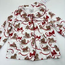 Load image into Gallery viewer, Girls FRED &amp; FLO, dogs, bows cotton pyjama set, NEW, size 1,  