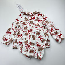 Load image into Gallery viewer, Girls FRED &amp; FLO, dogs, bows cotton pyjama set, NEW, size 1,  
