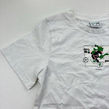 Load image into Gallery viewer, Unisex Puma, white cotton soccer t-shirt, EUC, size 9-10,  