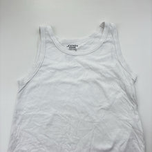 Load image into Gallery viewer, Unisex Jockey, white cotton singlet, GUC, size 9-10,  