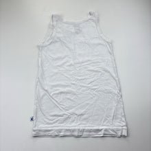 Load image into Gallery viewer, Unisex Jockey, white cotton singlet, GUC, size 9-10,  