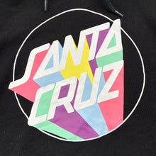 Load image into Gallery viewer, Girls SANTA CRUZ, cotton blend cropped fleece lined hoodie, EUC, size 10,  