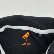 Load image into Gallery viewer, Boys Tilt, black digger/excavator cotton polo top, GUC, size 6,  