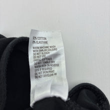 Load image into Gallery viewer, Girls Active &amp; Co, black cotton blend dance leotard, GUC, size 8,  