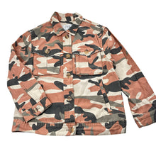Load image into Gallery viewer, Unisex ZARA KIDS, cotton camo print jacket, GUC, size 8,  